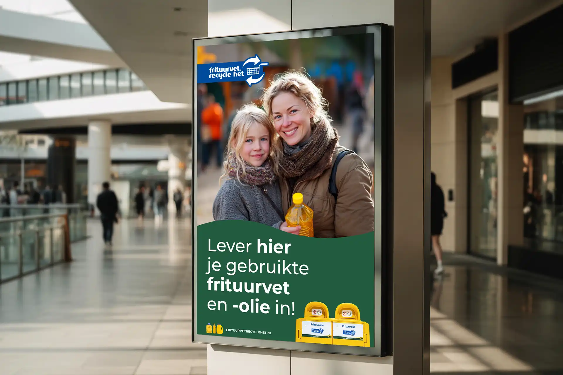 Frituurvet, recycle het!